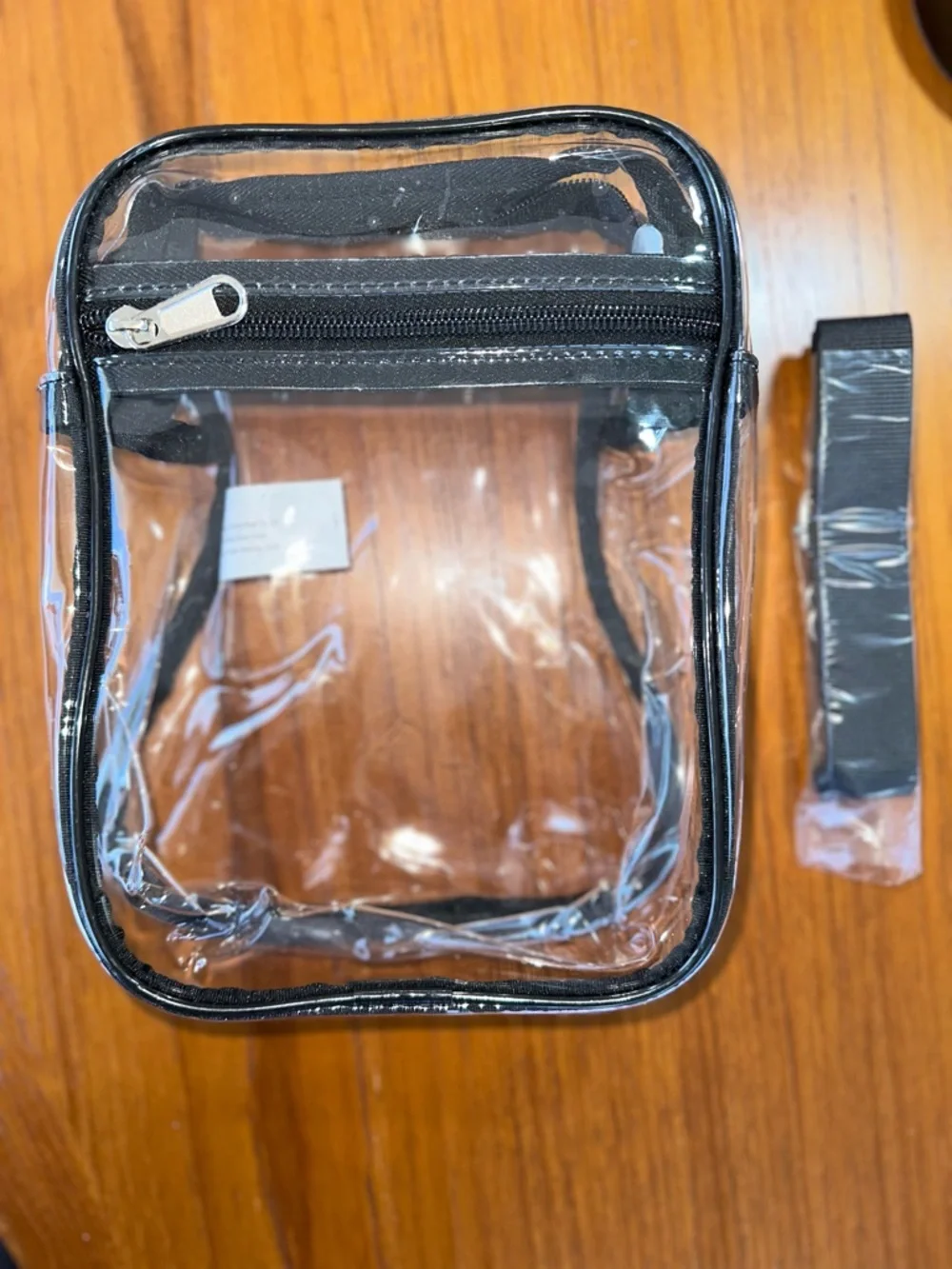 Stadium Approved Clear Crossbody Bag • Black Trim • Concert • Sports • NWOT - Picture 2 of 6